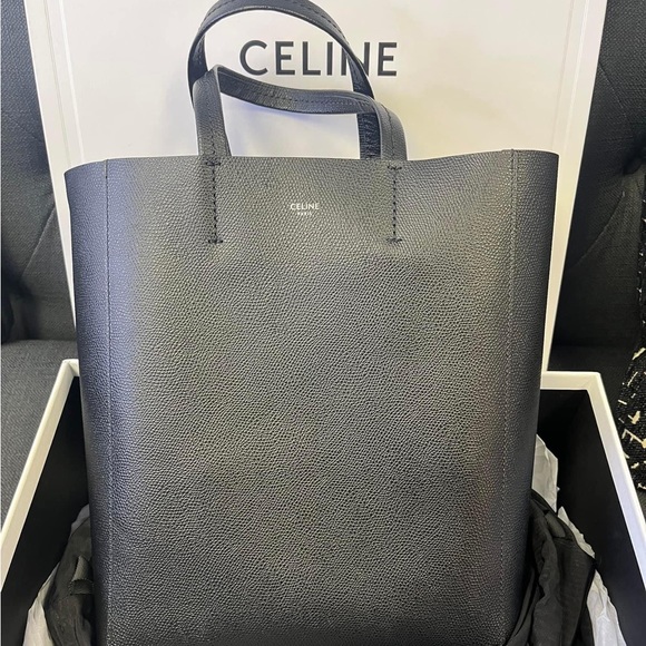 Celine black silver hw cabas tote - Picture 5 of 7